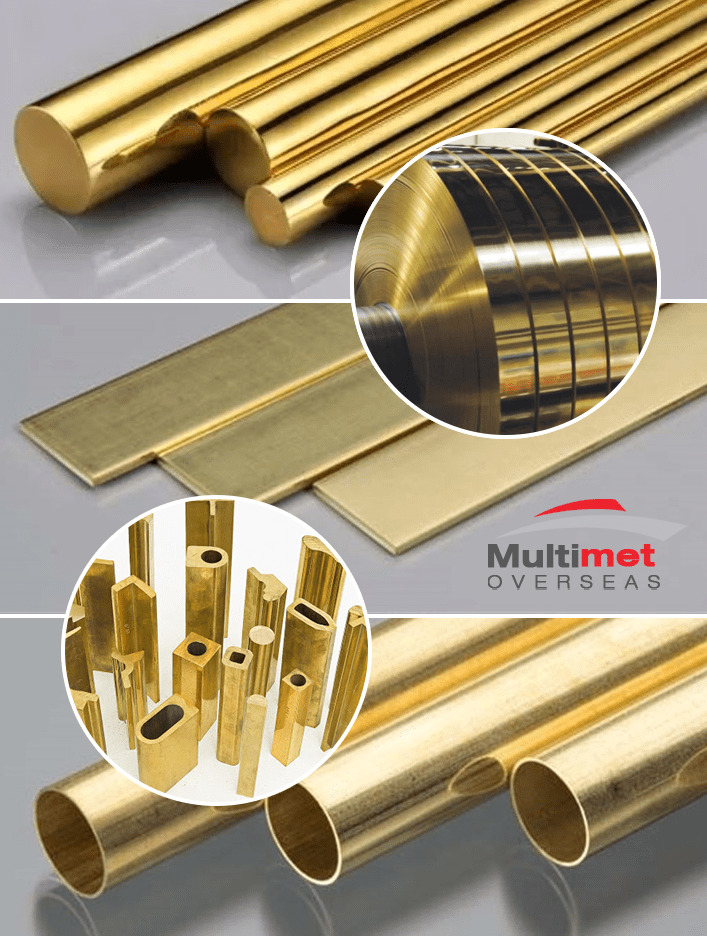 Brass Alloys Bars, Profiles, Pipes, Strips, Sheets, Flat Bars Manufacturer & Supplier